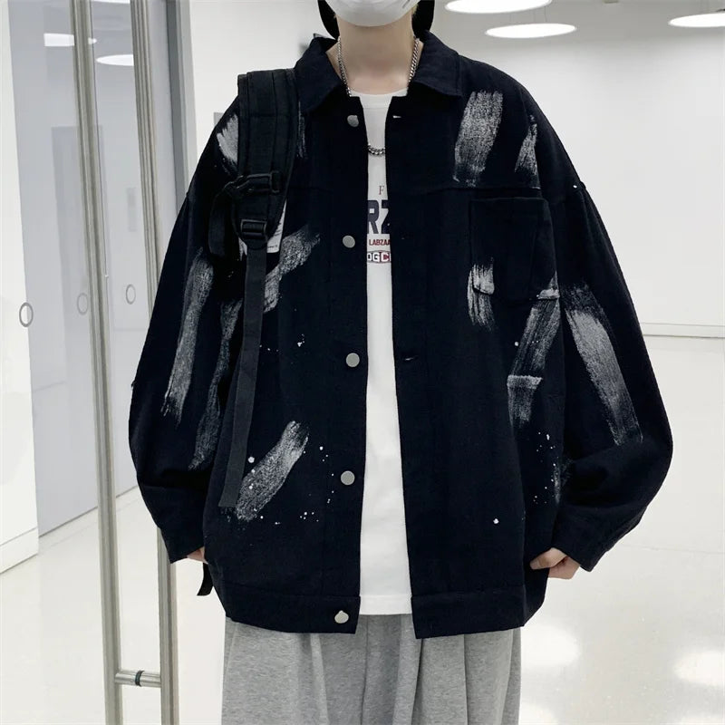 checkered varsity bomber, high-street look, men's streetwear fashion, trendy oversized fit, urban techwear design, modern hip