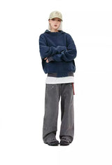 New Plaid Color Blocked Sweatshirt Jacket Mens Cotton High Street Japa