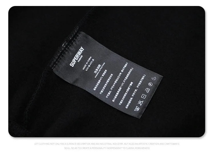 Black metal-inspired hoodie with edgy darkwear appeal