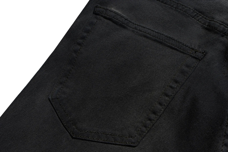 streetwear ro style gradient color baggy stacked baggy flare jeans for men and women straight washed casual denim trousers unique jeans style 4554