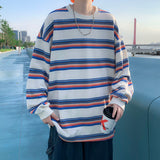 Trapwear Tribal flame – 2023 Spring New Fashion Striped Long Sleeved Comfortable Cas