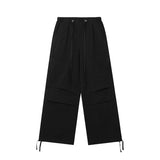 japanese college mens sets rough edge embroidery plaid shirt jackets big pocket retro cargo pants 2 pcs 2024 new casual suits unique cargo style 4455