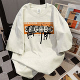 Trapwear Aesthetic piece – Summer Men And Women Hip Hop Trend Personalized Letter Print