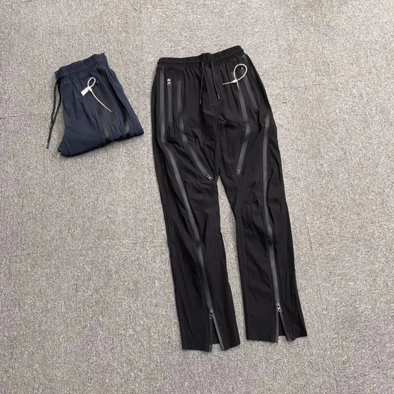 high new luxury men 2023 mycar nylon multi zipper comfortable parkour casual cargo pants outdoor waterproof overalls 24 military streetwear pants