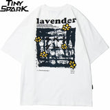 Harajuku Vintage t-shirt – 2023 Men Hip Hop T Shirt Streetwear Harajuku Floral T Shirt