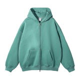 Harajuku chrome print featuring oversized zip up hoodies kanye autumn and winter double zippered men cardigan hoody streetwear hooded casual female sweatshirt