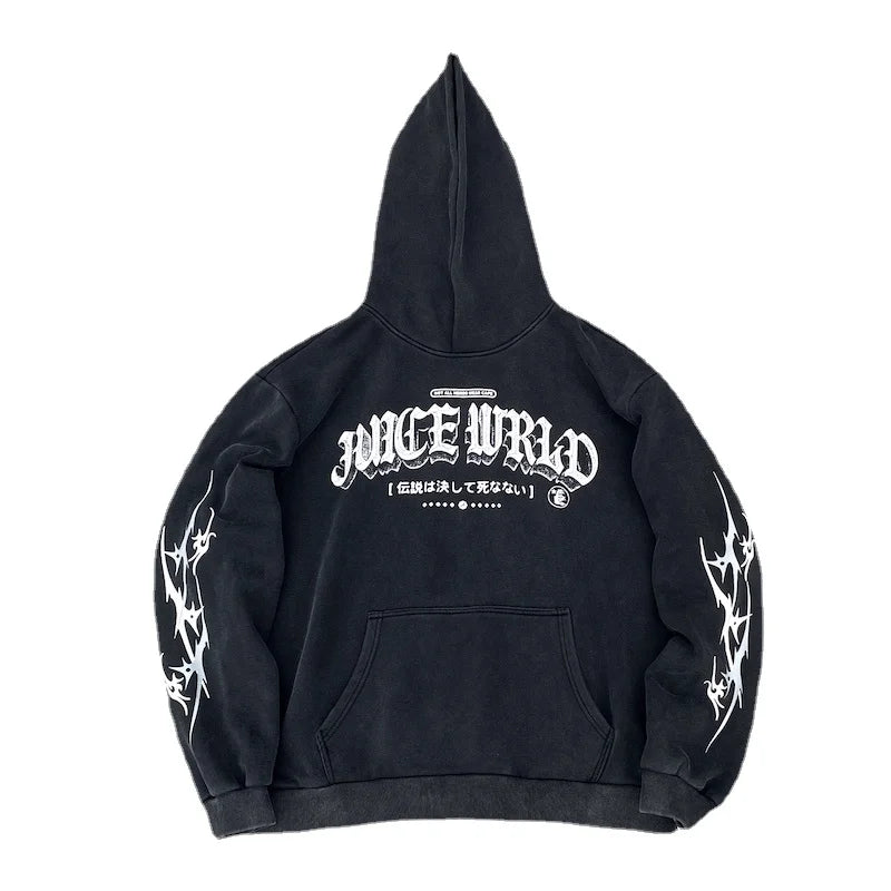 skatercore angelcore design featuring rainbowtouches man oversized hoodie vintage hip hop fashion printing cool stuff in the winter occident style clothes streetwear