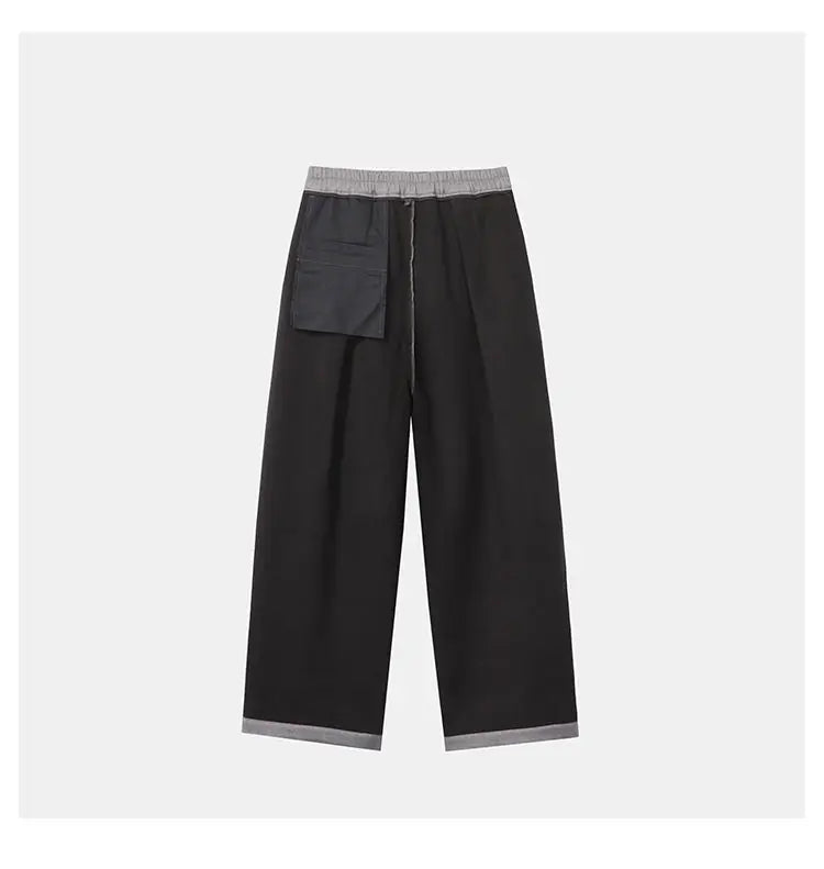 autumn winter plus velvet casual trouser men fashion loose thicken straight suit pant office man trousers unique default style 2288