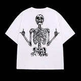 New street letter Print oversized t shirt harajuku men clothing graphic 2023 cotton American gothic high quality goth y2k tops