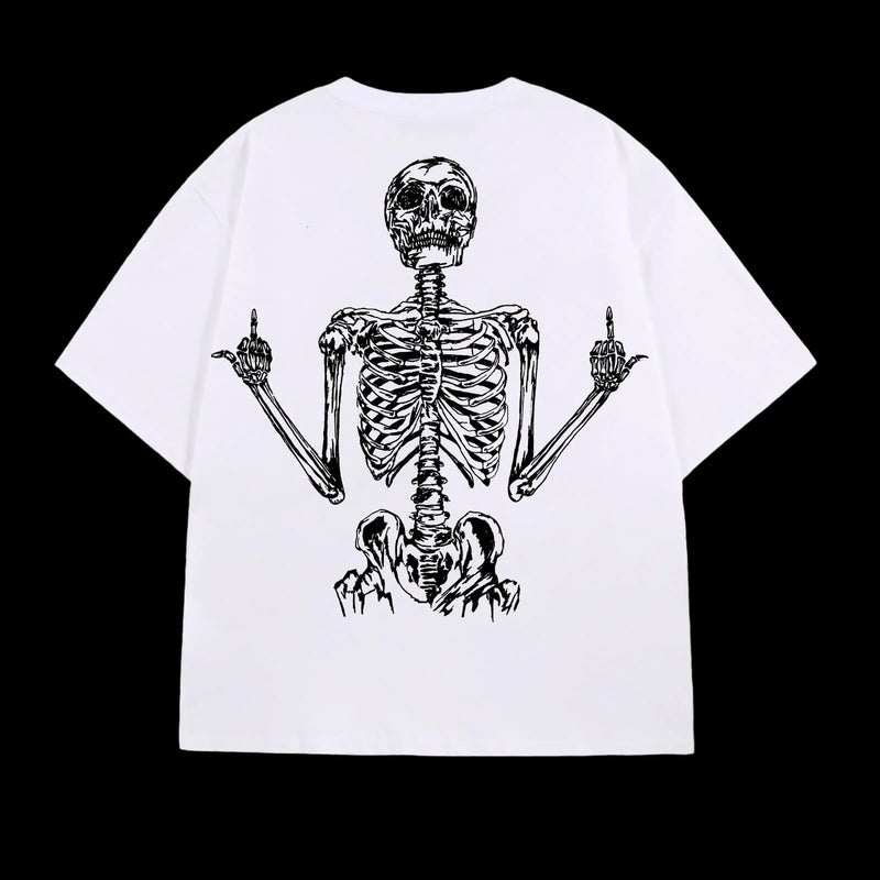 New street letter Print oversized t shirt harajuku men clothing graphic 2023 cotton American gothic high quality goth y2k tops