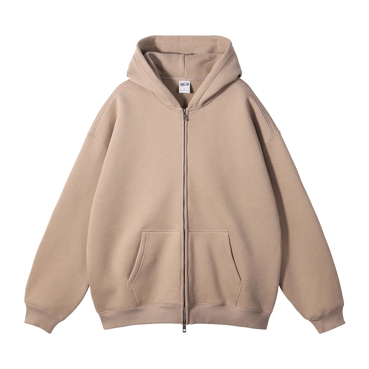 Y2K vintage anime featuring oversized zip up hoodies kanye autumn and winter double zippered men cardigan hoody streetwear hooded casual female sweatshirt