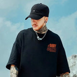 Anime Crying character – Mens Gothic Harajuku Fashion T Shirt Short Sleeve Oversized