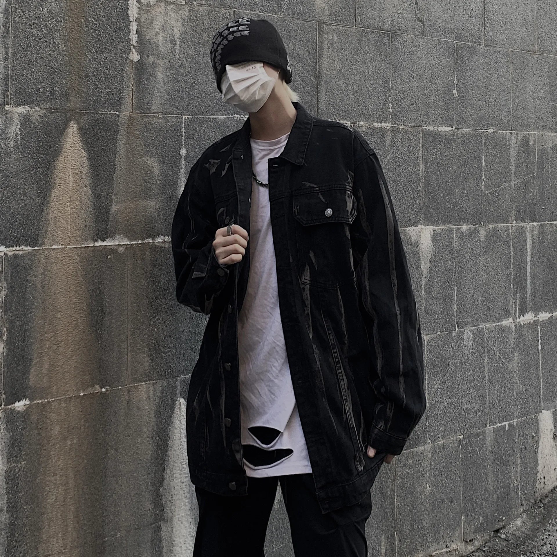 double-layered streetwear hoodie, 2025 trend piece - aesthetic hip hop inspired casual wear