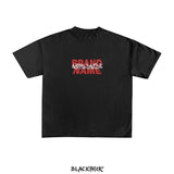 Skatecore Streetwear Tee – Tag Font Graphic with Flame Accent