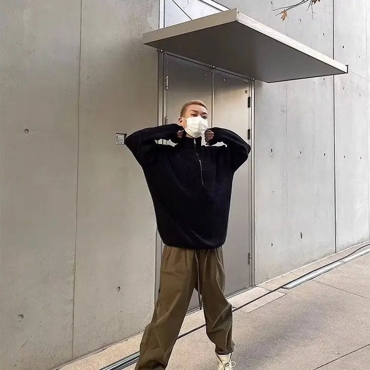 techwear flame hoodie for men with heavyweight knit, cold season layering fit, ideal for men’s fashion and seasonal streetwea