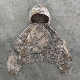 Y2K Harajuku Hoodie Vintage Camouflage Pattern Pullover Gothic Oversiz