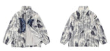 mens hip hop fleece jackets coats patchwork butterfly stand collar jacket parka zipper warm hairy coat outerwear hipster nan  - variant style 61a56e for streetwear fashion