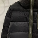 Winter Men's Down Jacket Coat Dark Style Shark Head Masked Zipper Goose Down Warm Regular Down Jacket Coat For Men And Women