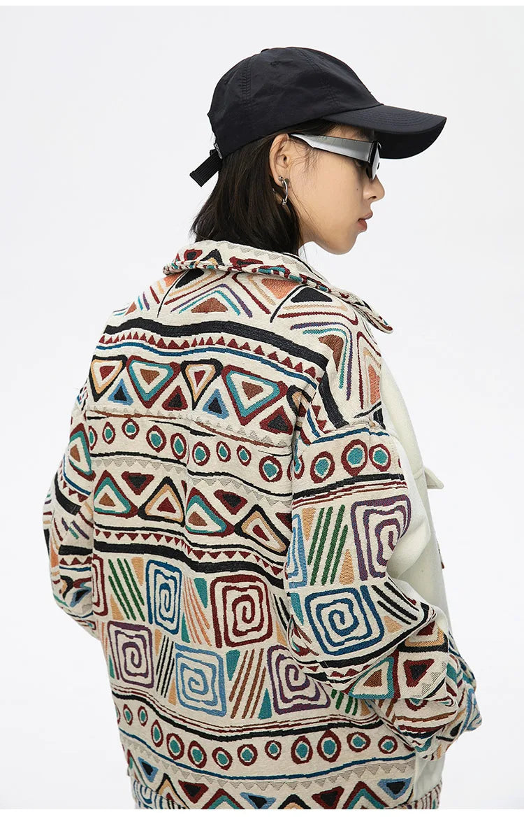 Nan minimalist puffer graffiti zip-up vintage