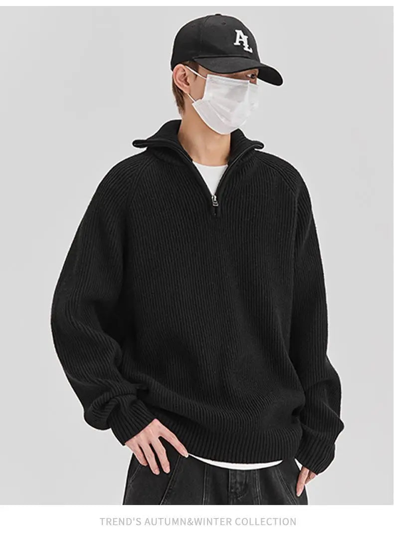 oversized flame jumper, 2025 fashion trend, fire knit jumper in oversized streetwear fashion