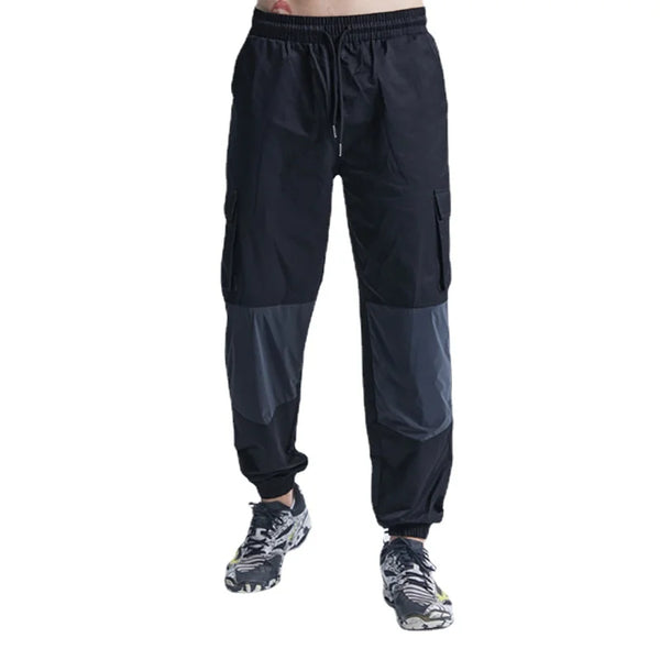 rainbowtouches patchwork men drawstring casual harajuku pants oversize sport streetwear jogging sportswear mens tracksuits relaxed fit trousers