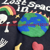Autumn Winter New American Heavy Duty Vintage Hoodie Long Sleeve High
