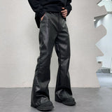 pu leather pants men streetwear fashion hip hop punk gothic vibe casual faux leather pant man boyfriend motorcycle trousers urban fashion pants