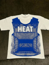 urban graphic tee with chaotic manga frames and neon flicker
