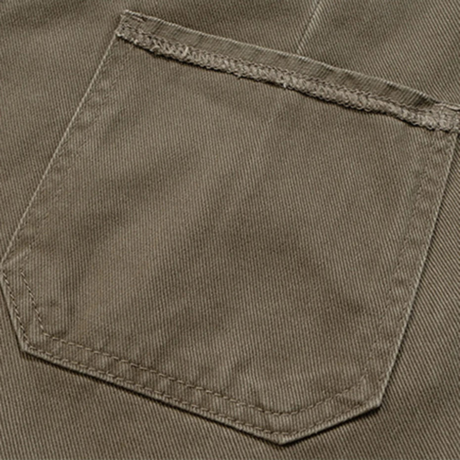 mens baggy jeans ribbon pockets loose cargo pants luxury designer man denim pants jeans trousers unique cargo style 5748
