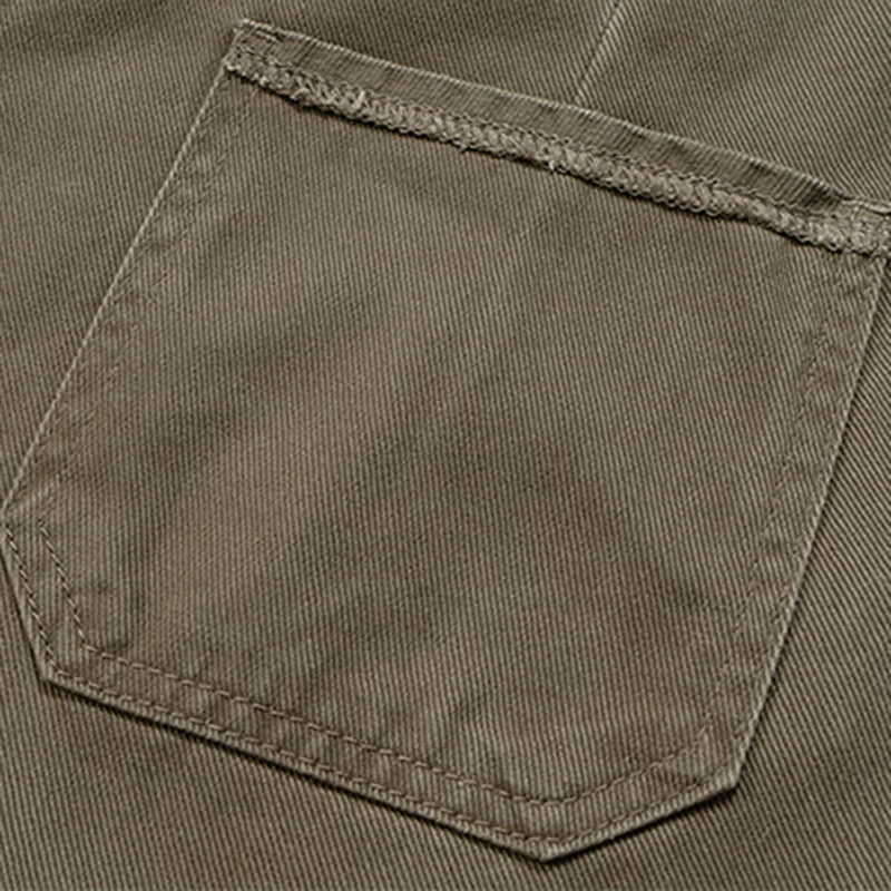 mens baggy jeans ribbon pockets loose cargo pants luxury designer man denim pants jeans trousers unique cargo style 5748