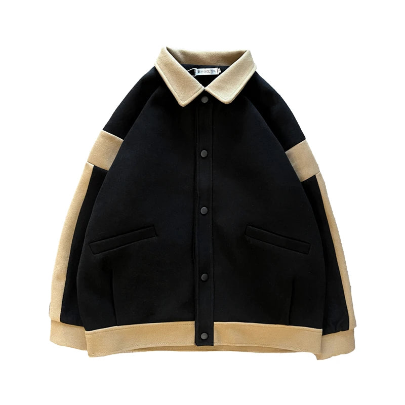 minimalist streetwear jacket, bold fashion piece, aesthetic
