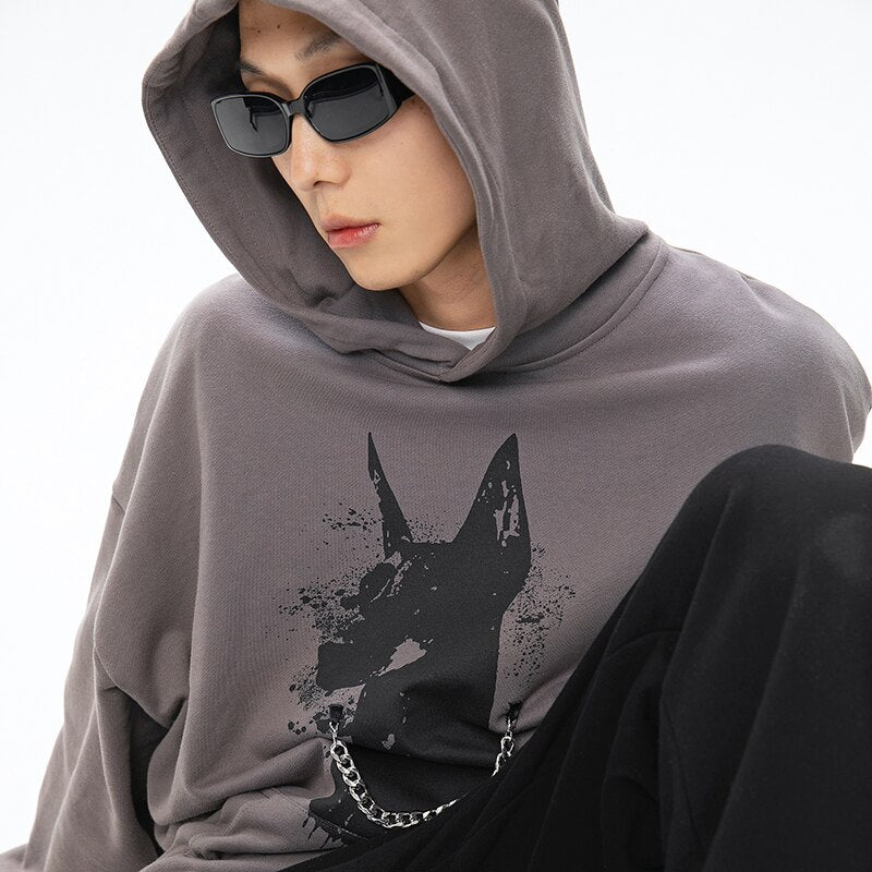 Graphic streetwear for retro gothic urban looks — minimal graphic streetwear | boxy oversized fit | streetwear retro, gothic, urban aesthetic | cotton material | yea