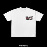 Skatecore Streetwear Tee – Tag Font Graphic with Flame Accent