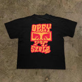 Skatercore Oversized shirt – 2023 American Streetwear Goth Punk Letter Print Oversized T