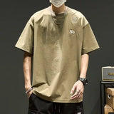 Trapwear Crying character – Summer Mens Embroidered Short Sleeve T Shirts 2024 New Oversized