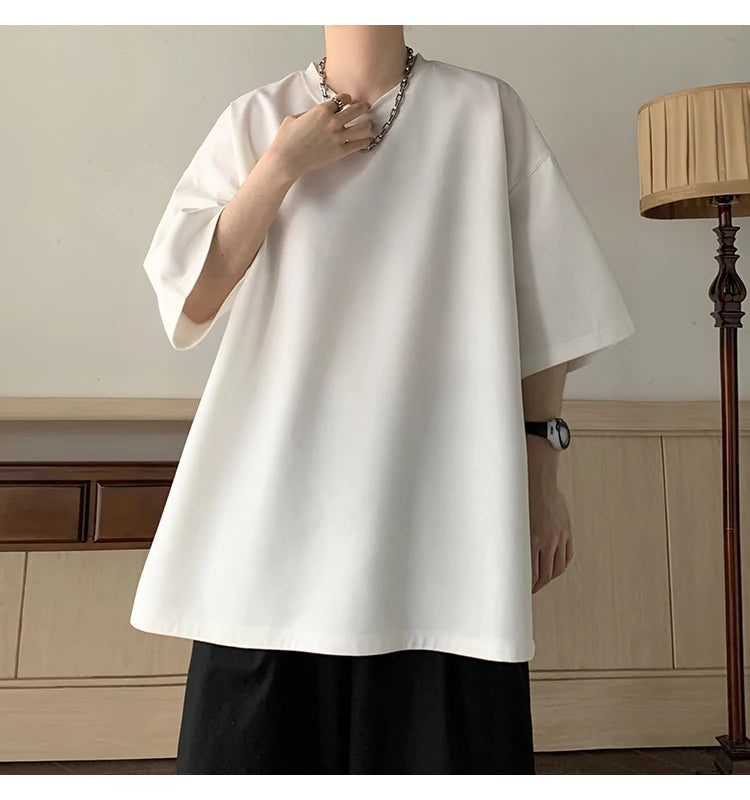Gothic Broken heart – Summer Short Sleeved T Shirt Men Oversized Casual Round Neck
