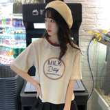 Y2k Tribal flame – Short Short Sleeved T Shirt For Female Students New Korean S