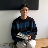 grunge oversized knit streetwear piece for layered look and winter street fits, ideal for men’s fashion and seasonal streetwe