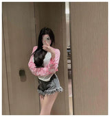 Raw Edge Fringe Gothic Style Denim Shorts Female Summer American Street High Waist Design Sense Casual A Word Super Short