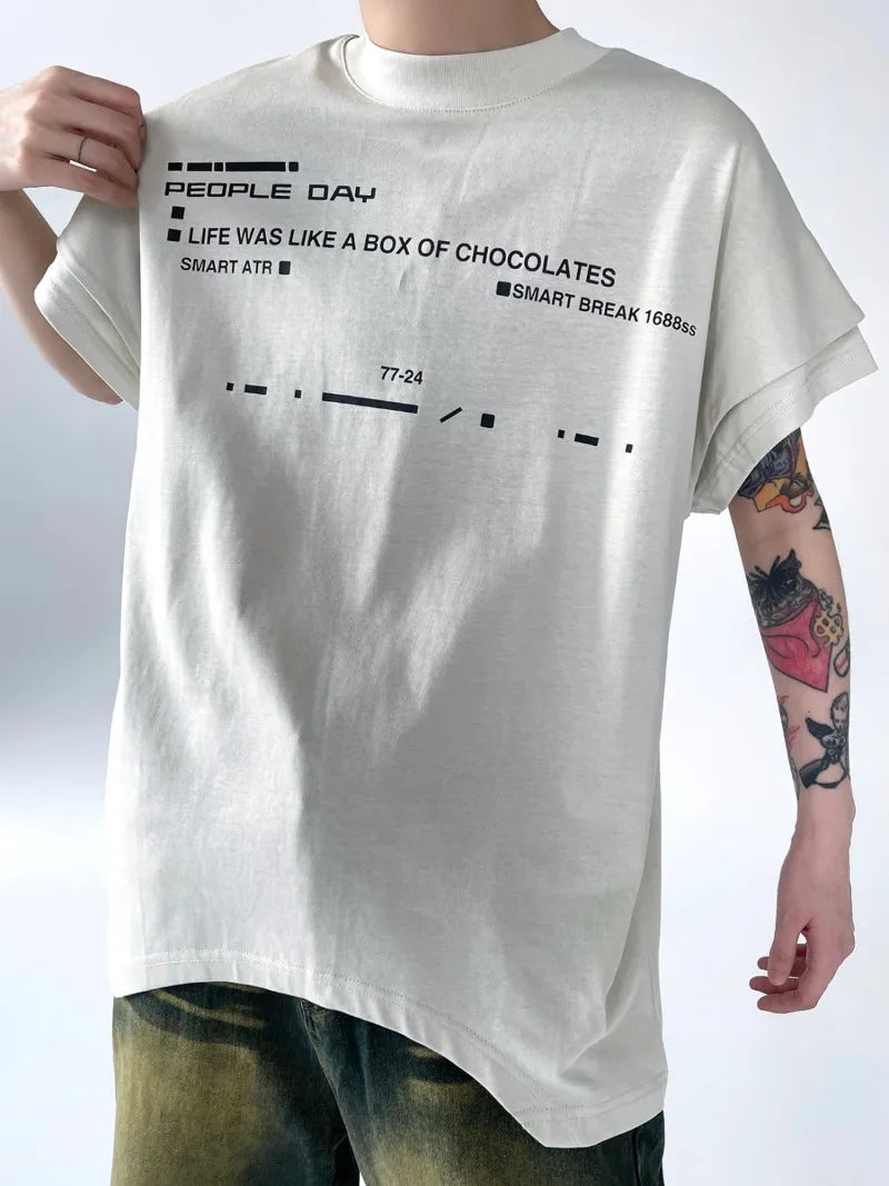 new summer street fashion set mens cotton retro letter printed t shirt halo dyed washed jeans suits male hip hop 2 pcs 2024 unique jeans style 4706