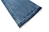 mens fashion ripped jeans blue distressed flared denim pants baggy jeans trousers male luxury designer jeans unique jeans style 5718