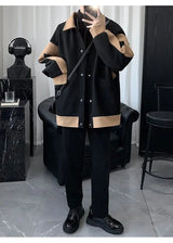 grunge winter jacket, layered citywear - oversized graphic apparel for edgy looks
