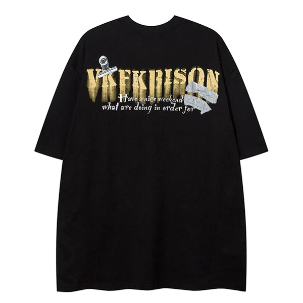 Cyberpunk Broken heart – Mens Hip Hop Oversized T Shirt Streetwear Cartoon Cool Boy G