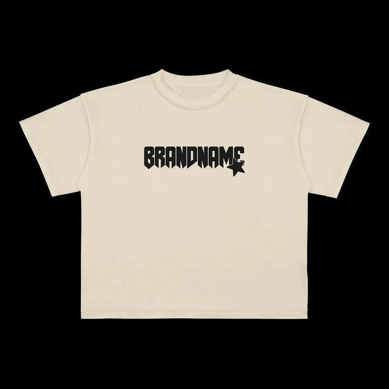 Trapwear Anime panel – New European And American Trendy Gothic Print Oversized T Sh