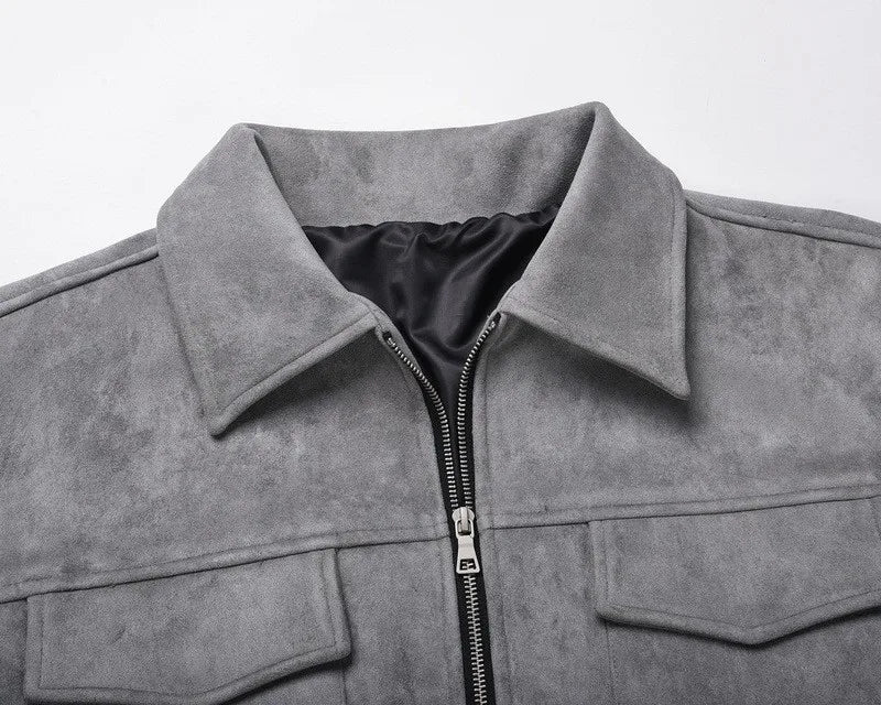 leather panel jacket, streetwear for men, men's streetwear fashion, oversized urban jacket, high quality cold-weather coat
