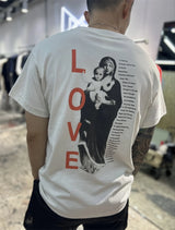 Vintage Retro New Summer Street Wear LIFE Letter Printing High-Street Loose Casual Tops T-Shirt