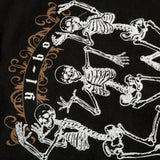 hip hop harajuku skeleton printed knitted sweater unisex pullover streetwear winter casual loose sweater warm jumpers knitwear - urban fashion pullover, gothic aesthetic hoodie for winter, anime inspired graphic hoodie