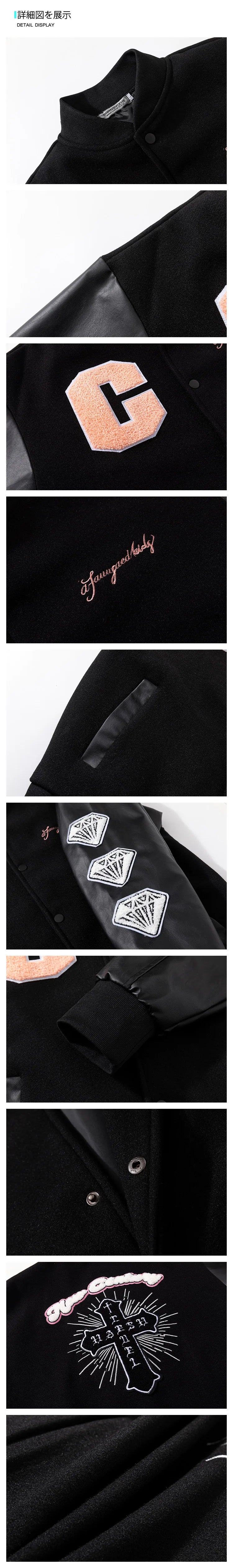 leather panel jacket, streetwear for men, men's streetwear fashion, oversized urban jacket, high quality cold-weather coat