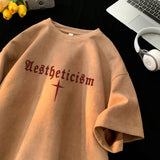 Gothic Broken heart – American Summer Trendy Men And Women Loose Personality Lette