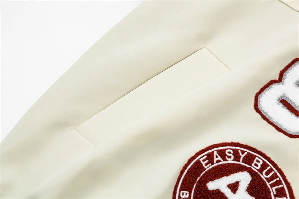 retro baseball varsity, layering staple, stylish modern outerwear, premium street look, trendsetting streetstyle